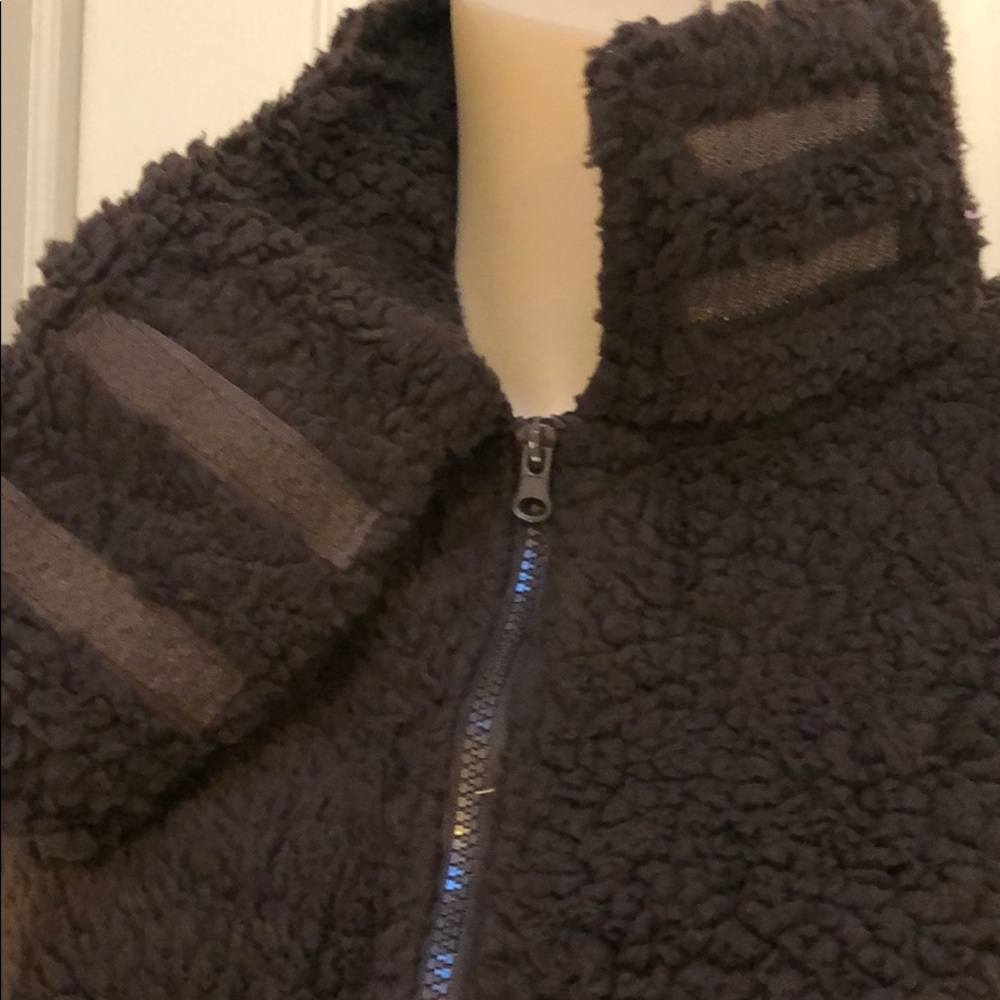 BROWN FLEECE JACKET - Picture 5 of 8